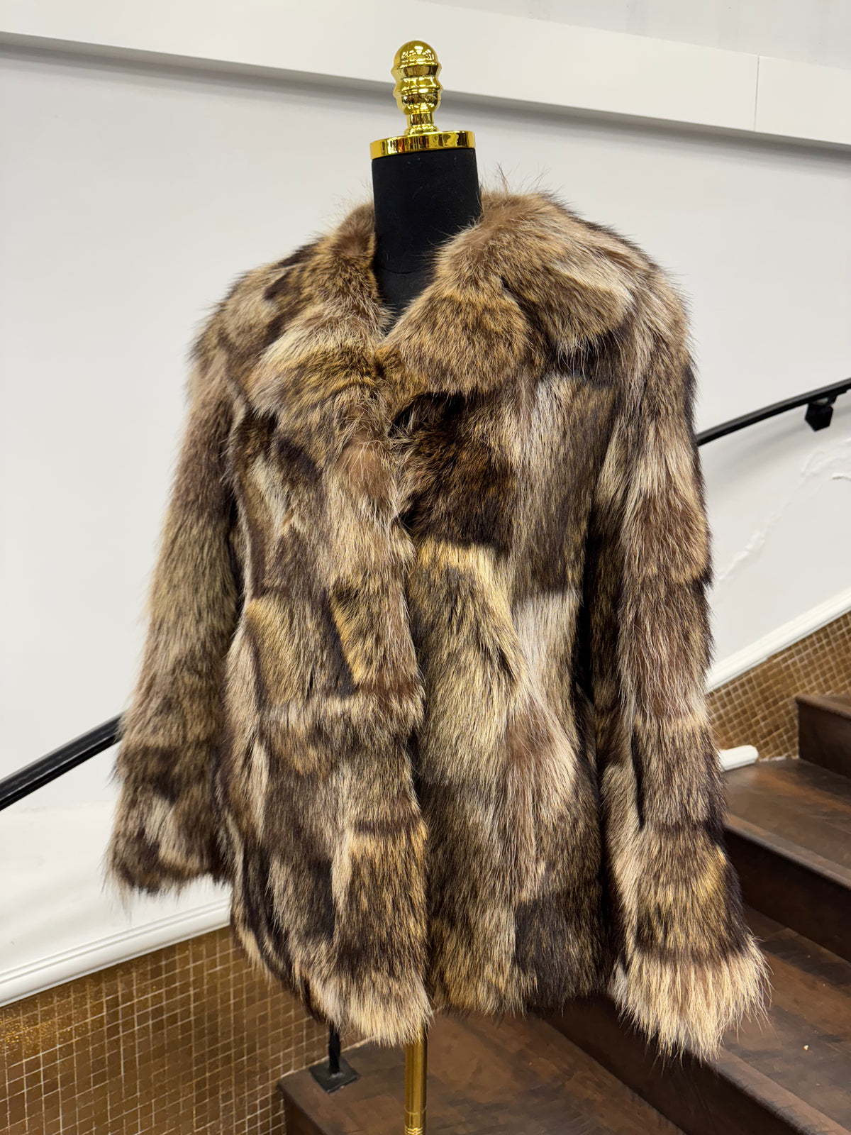 Vintage Pieced Beaver Jacket
