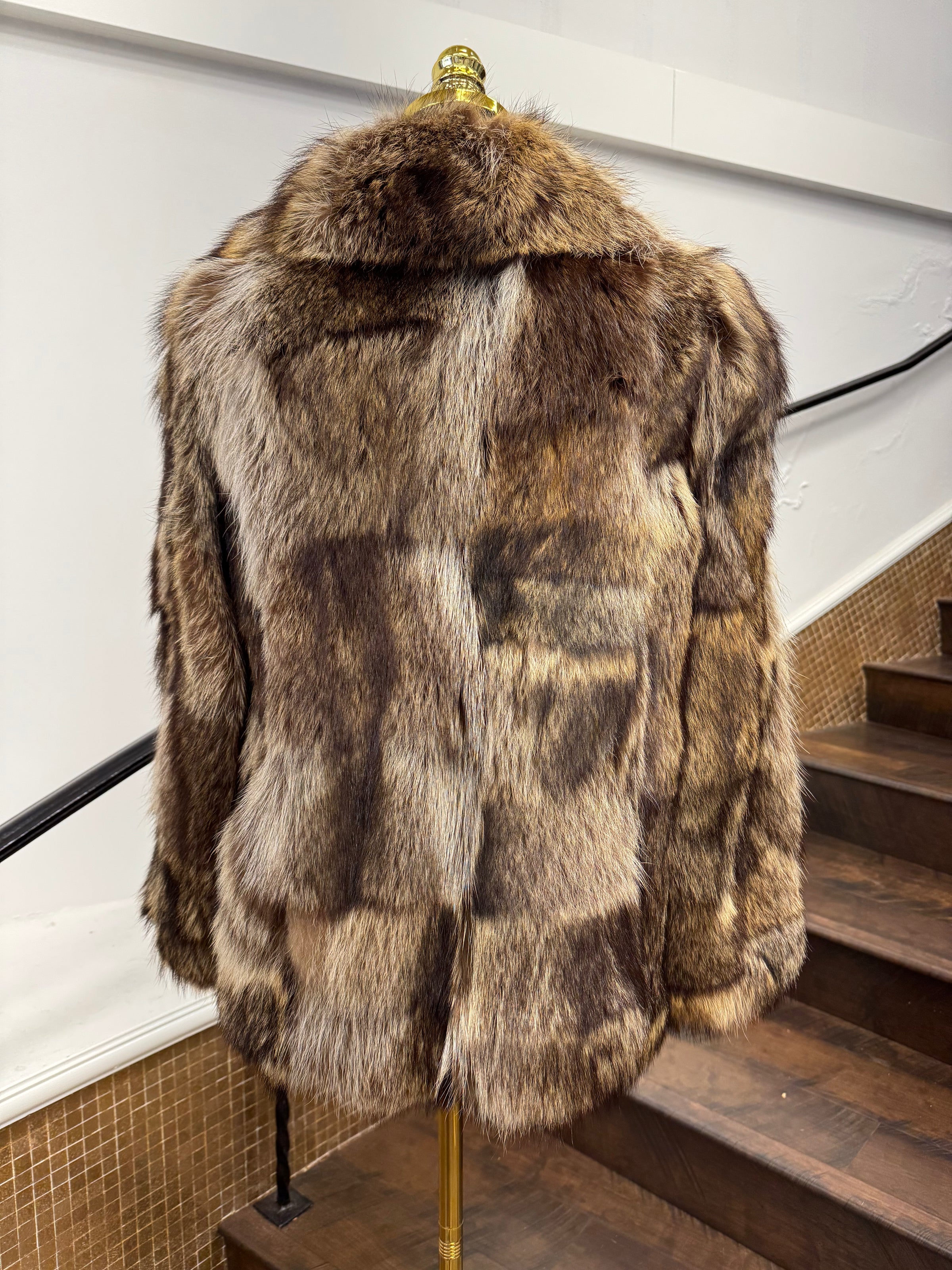 Vintage Pieced Beaver Jacket