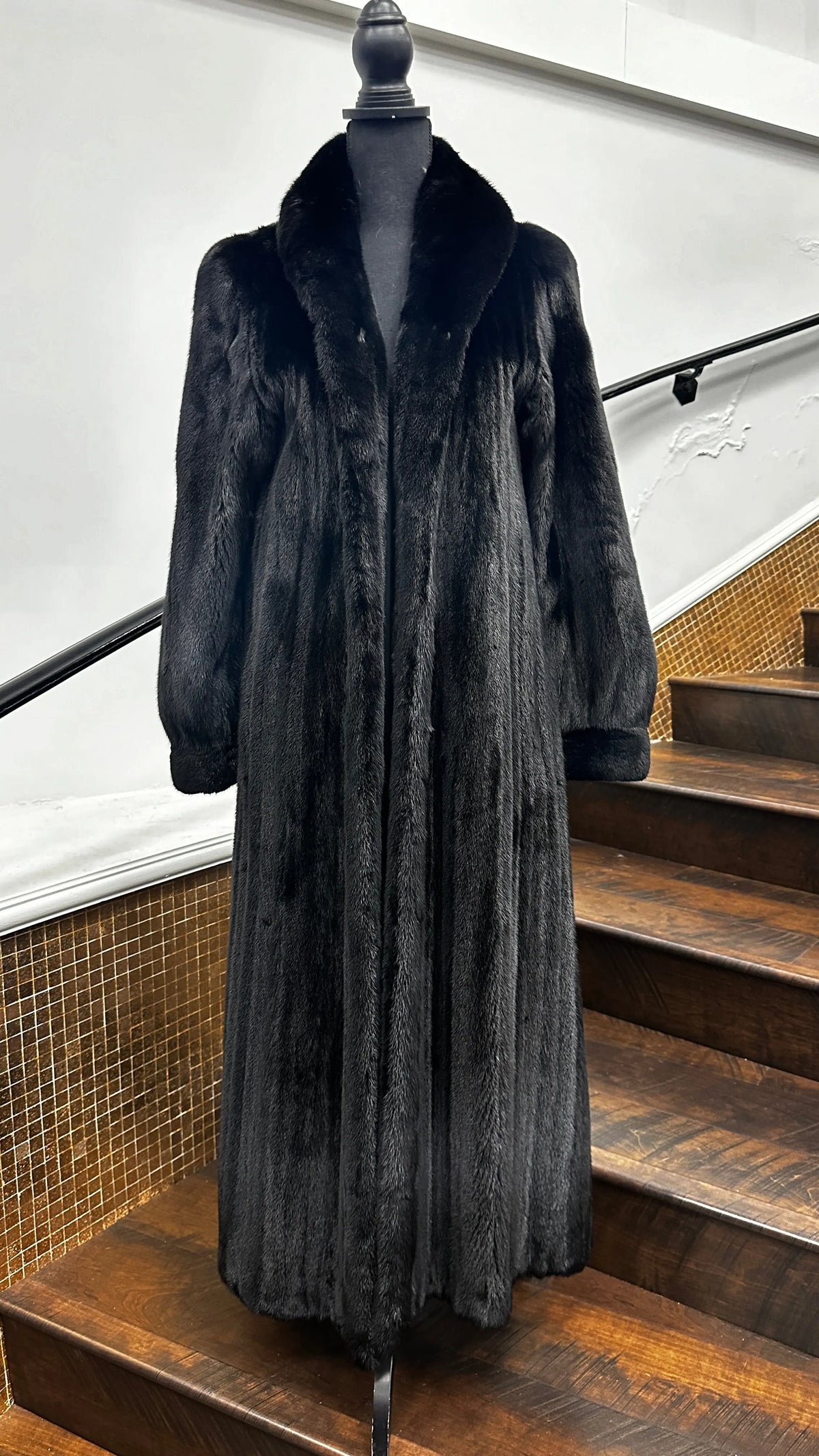 LaBelle Since 1919 Vintage Ranch Mink Full Length Coat