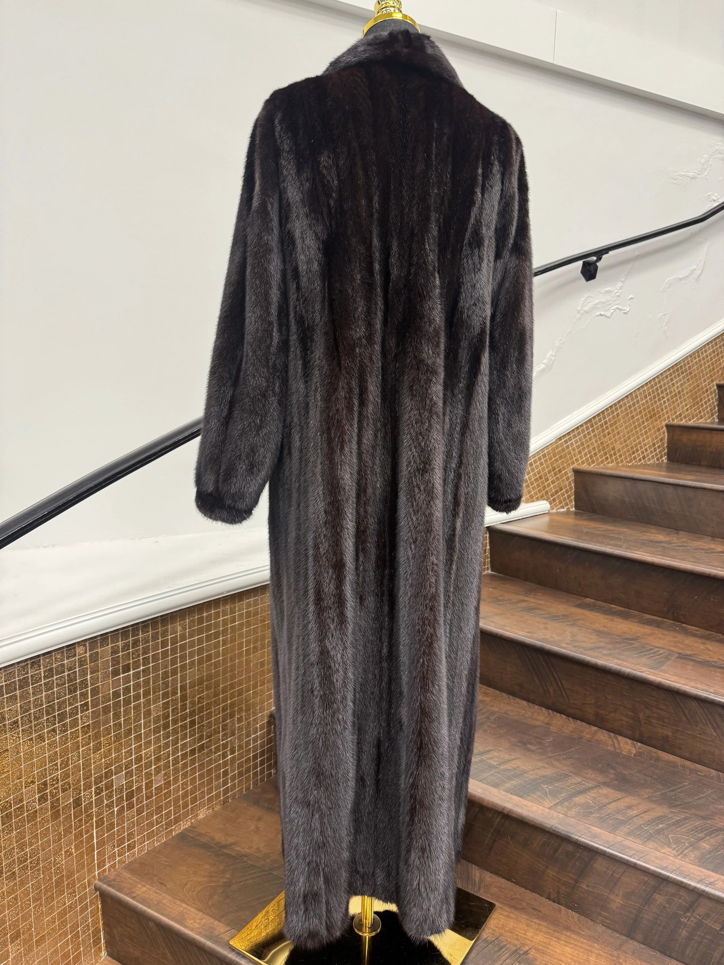 LaBelle Since 1919 Vintage Ranch Mink Full Length Coat