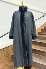 Vintage Reversible Sheared Nutria Coat