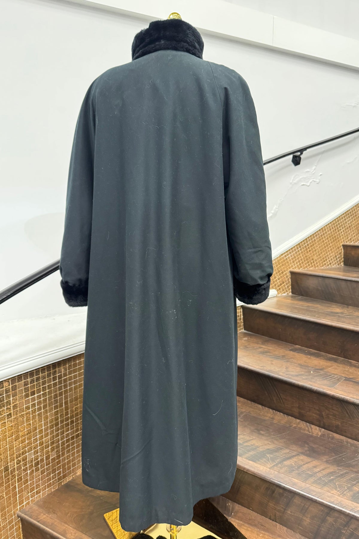 Vintage Reversible Sheared Nutria Coat