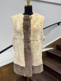 LaBelle Since 1919 Vintage Rex Rabbit Vest