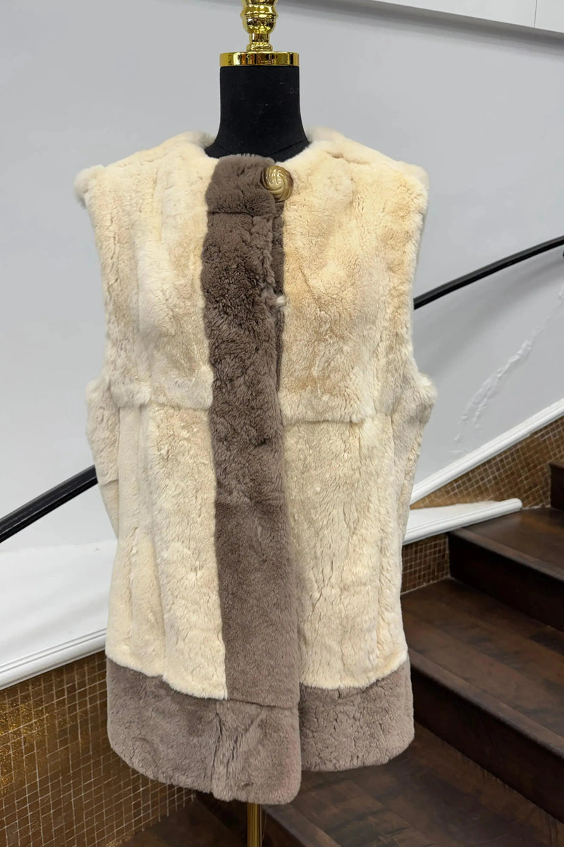 Vintage Rex Rabbit Vest