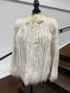 LaBelle Since 1919 Vintage Ribbed Blue Fox Jacket