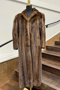 Vintage Ribbed Lunaraine Mink Coat