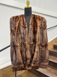 Vintage Russian Squirrel Cape