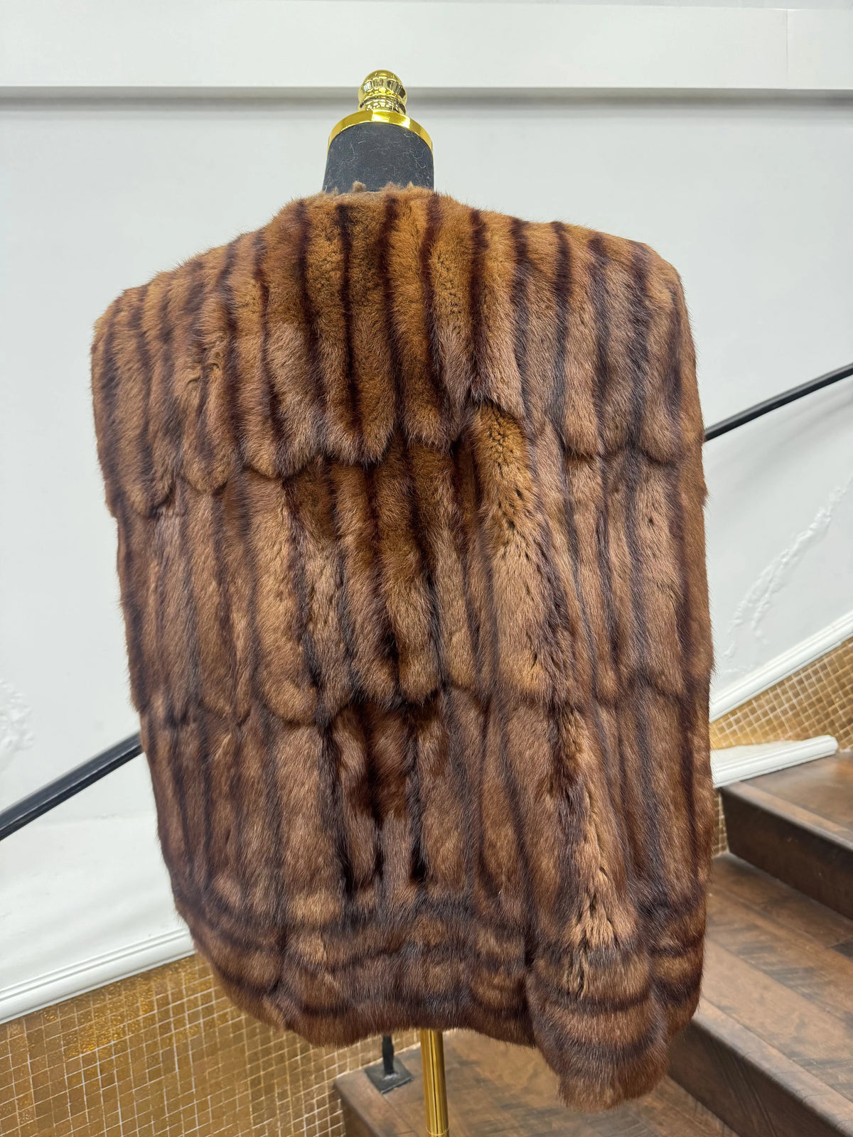 Vintage Russian Squirrel Cape