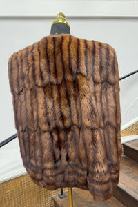 Vintage Russian Squirrel Cape