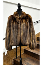 Vintage Sable Bomber Jacket