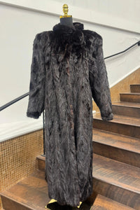 Vintage Sectioned Ranch Mink Coat