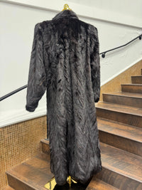 Vintage Sectioned Ranch Mink Coat