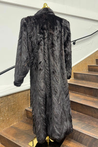 Vintage Sectioned Ranch Mink Coat