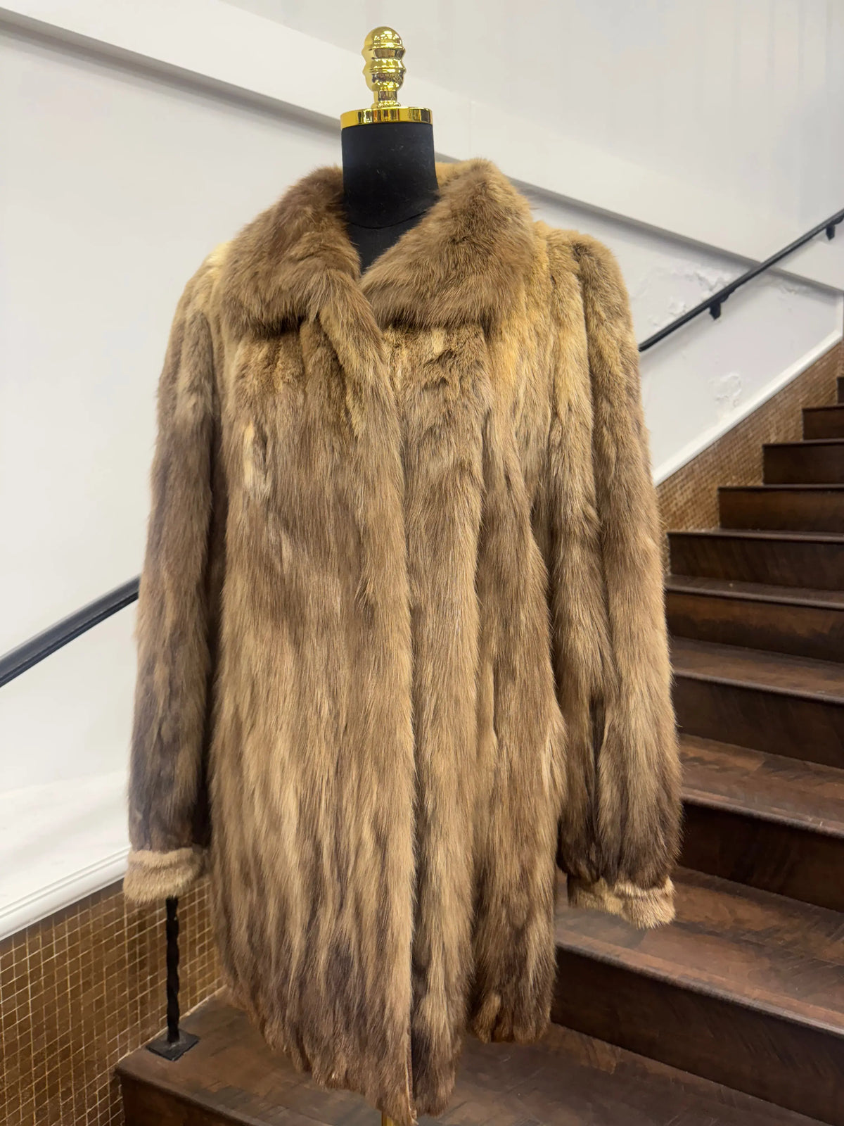 Vintage Sectioned Sable Jacket