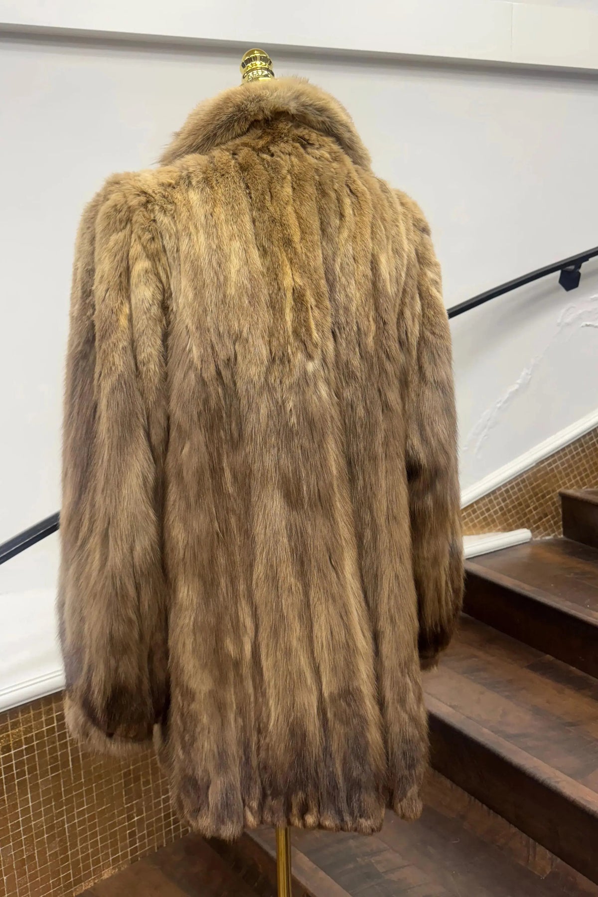 Vintage Sectioned Sable Jacket