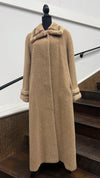 Vintage Sheared Alpaca Rose Coat
