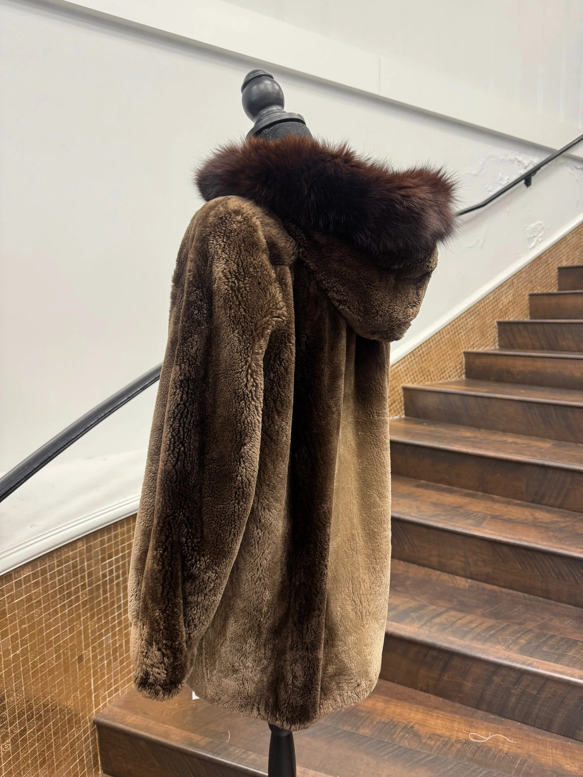 Vintage Sheared Beaver Stroller