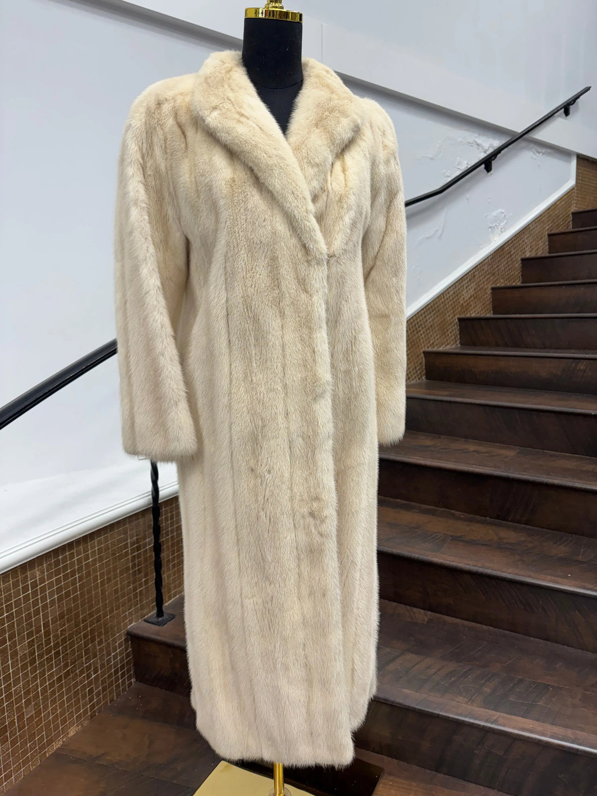 Vintage Tourmaline Mink Coat