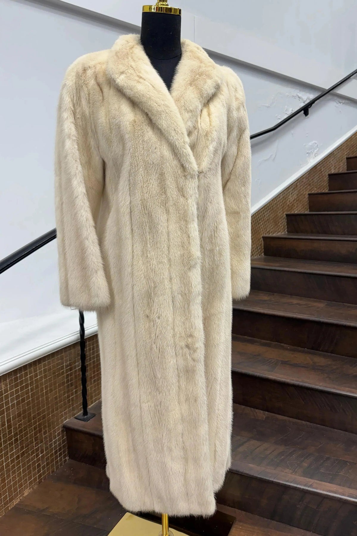 Vintage Tourmaline Mink Coat