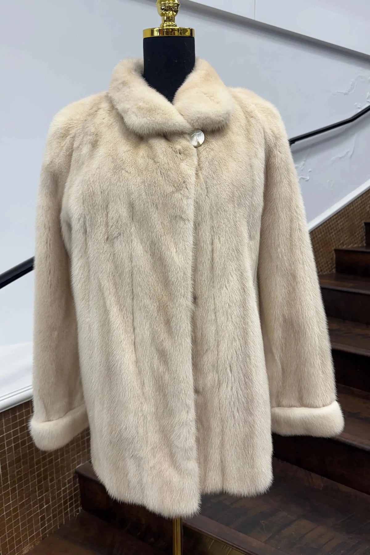 Vintage Tourmaline Mink Jacket