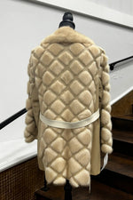 Vintage Tourmaline Mink & Leather Stroller