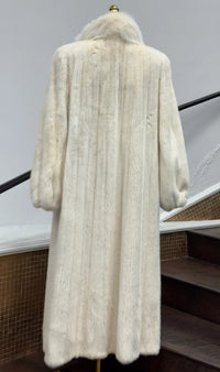 Vintage White Mink Coat