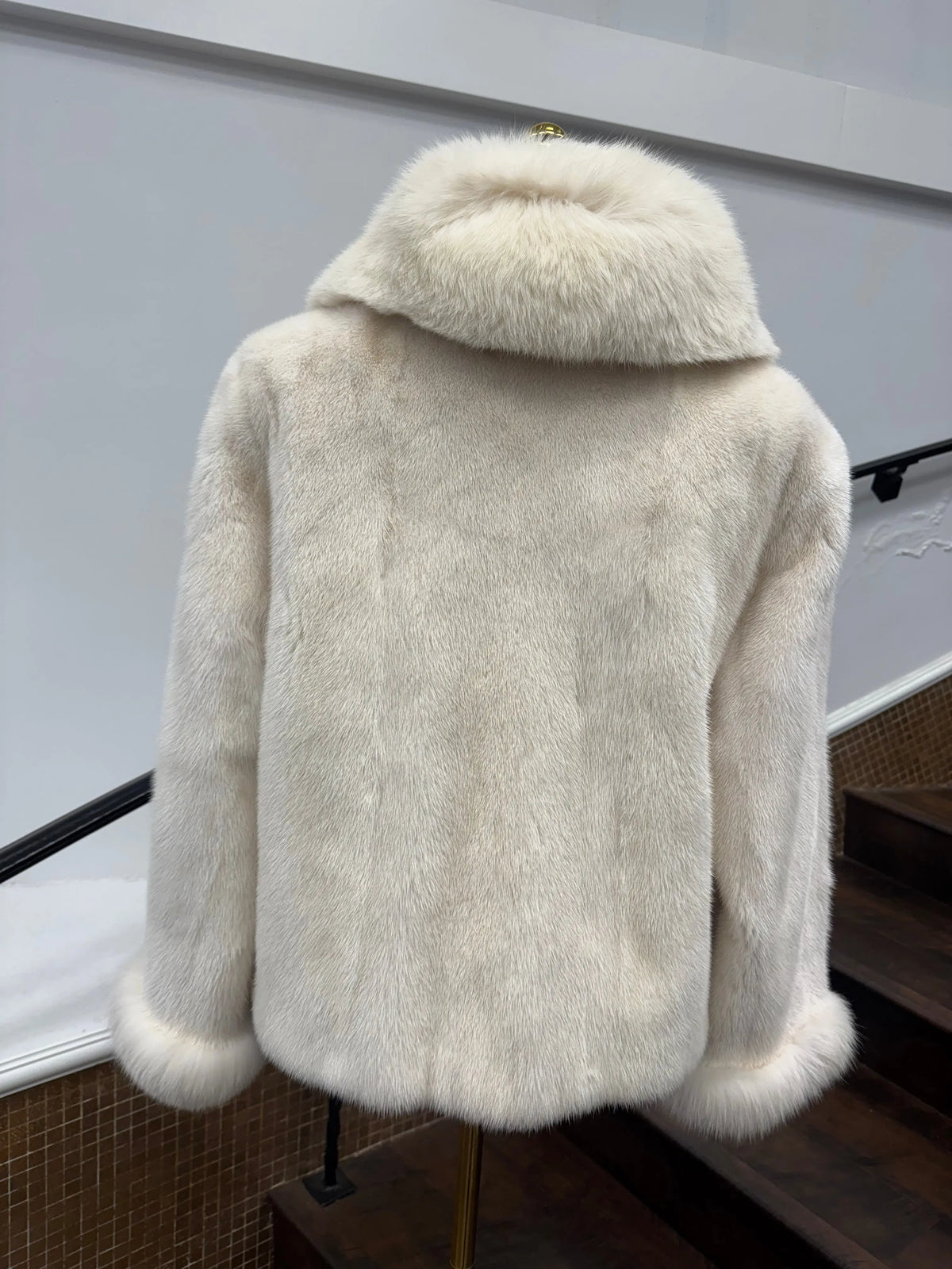 Vintage White Mink Jacket