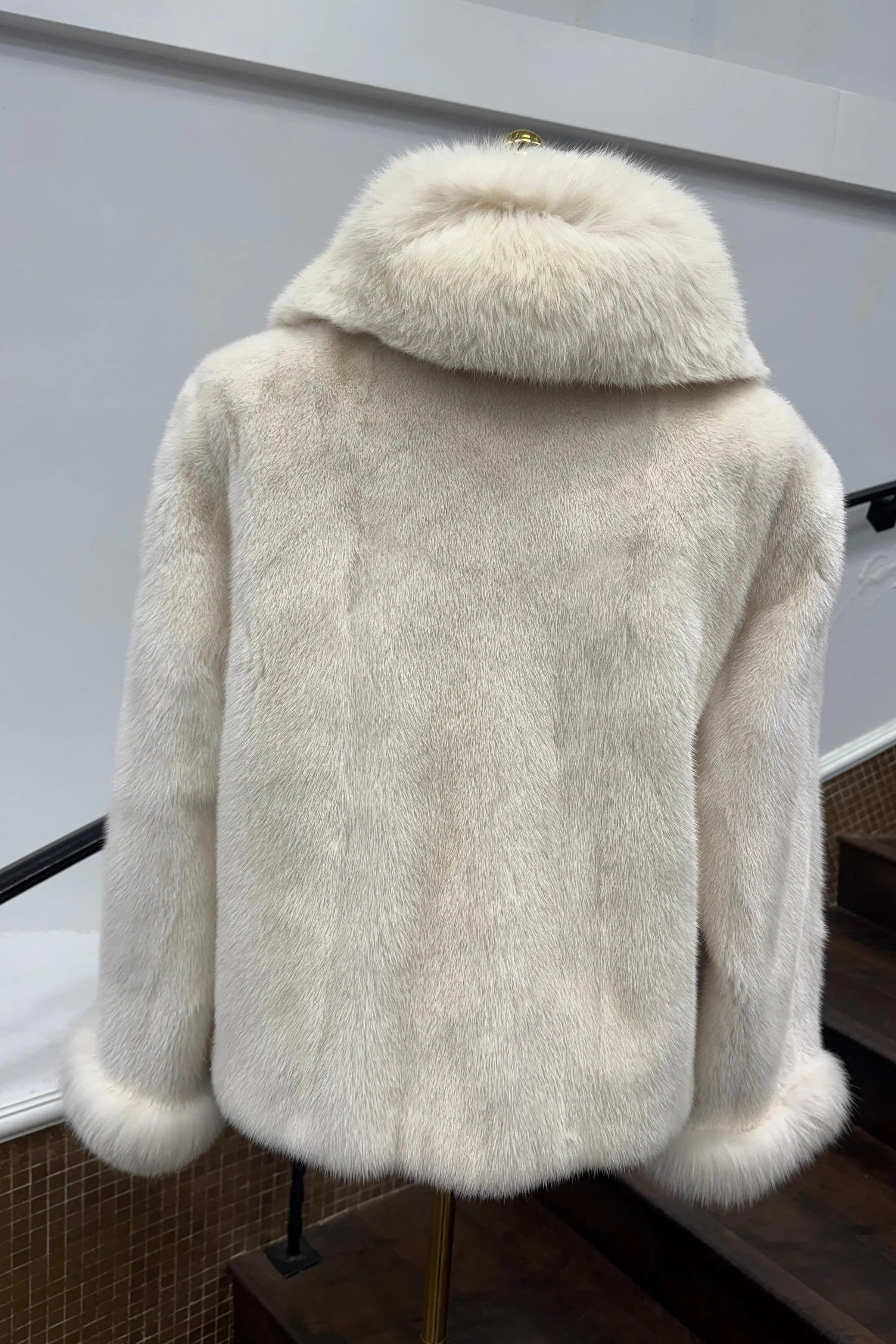 Vintage White Mink Jacket