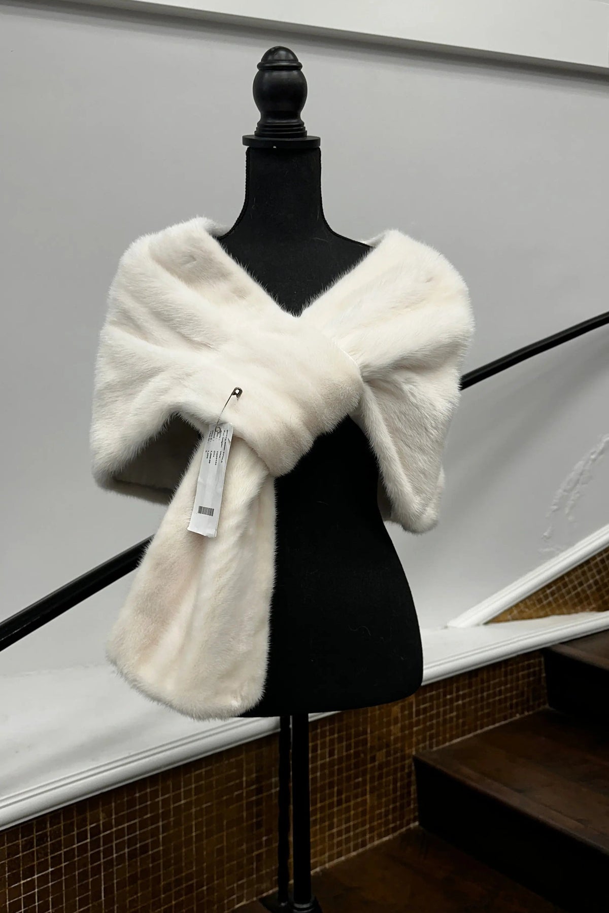 Vintage White Mink Stole