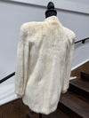 Vintage White Mink Sweater Jacket
