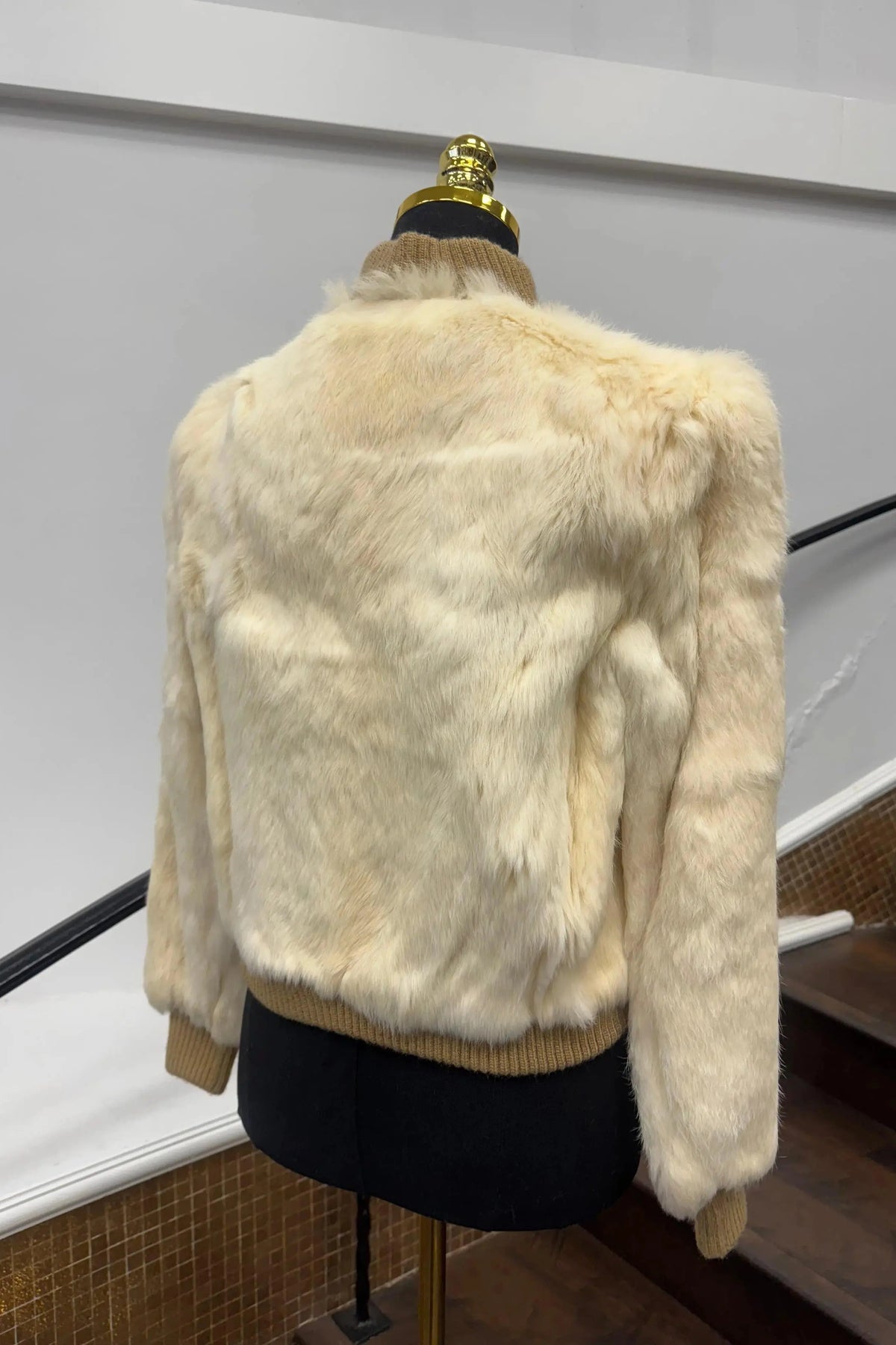 Vintage White Rabbit Sweather Jacket