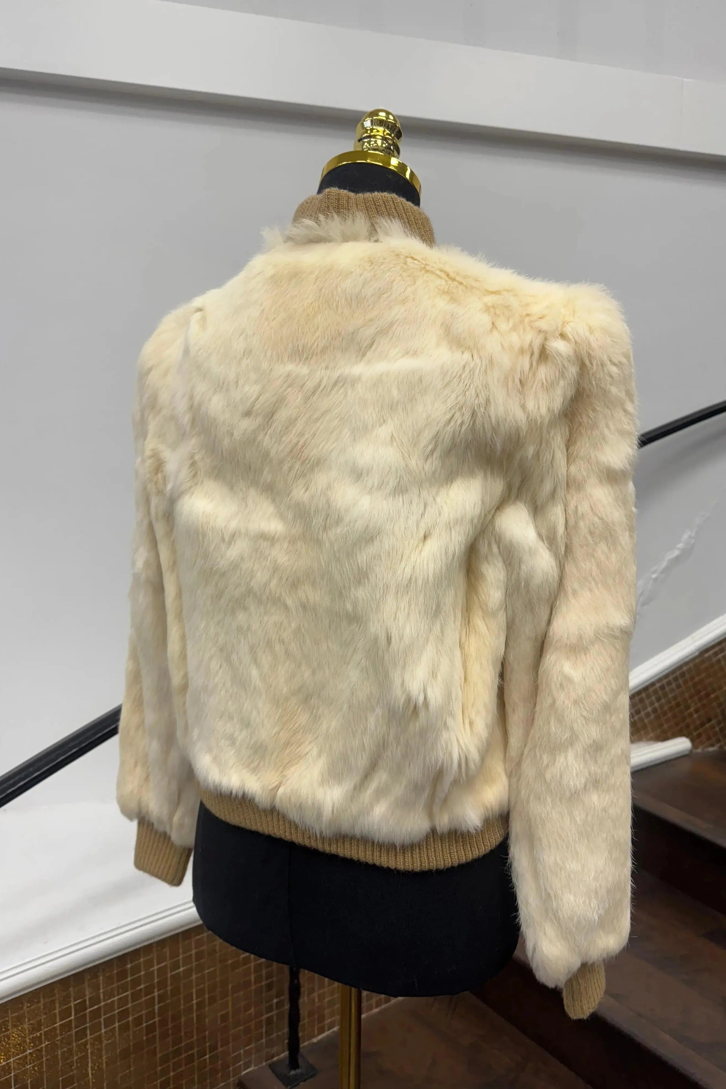 Vintage White Rabbit Sweather Jacket