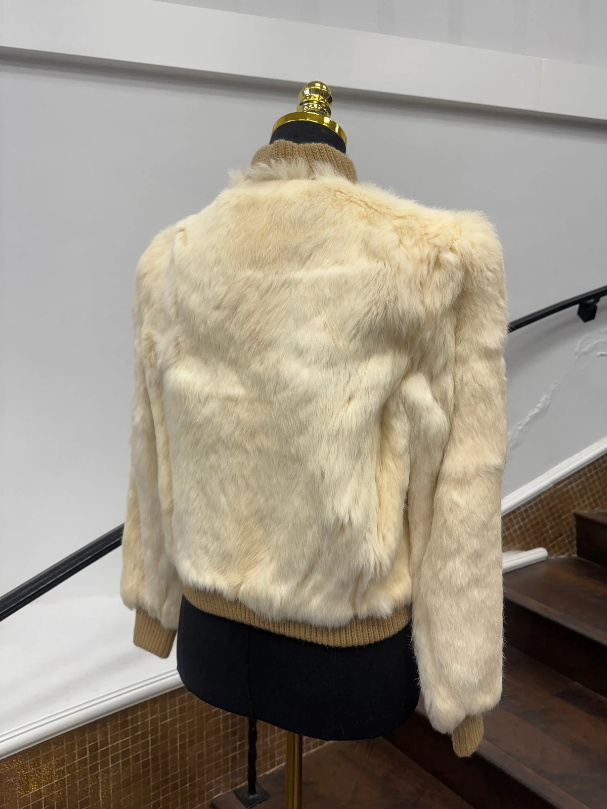 Vintage White Rabbit Sweather Jacket