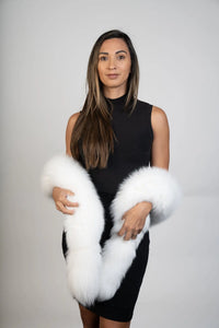 LaBelle Since 1919 White Fox Boa