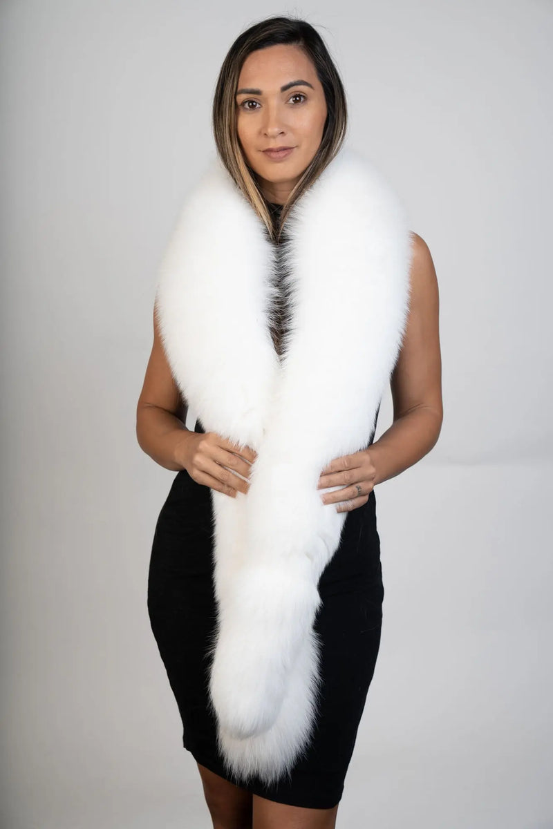 LaBelle Since 1919 White Fox Boa