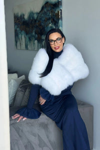 White Fox Cape