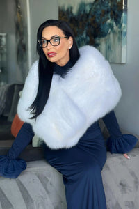 White Fox Cape