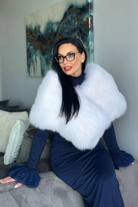 White Fox Cape