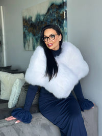White Fox Cape