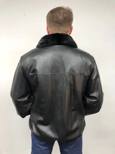 Mink/Leather Reversible Jacket