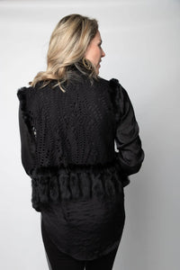 Wool/Rex/Long Hair Rabbit Vest