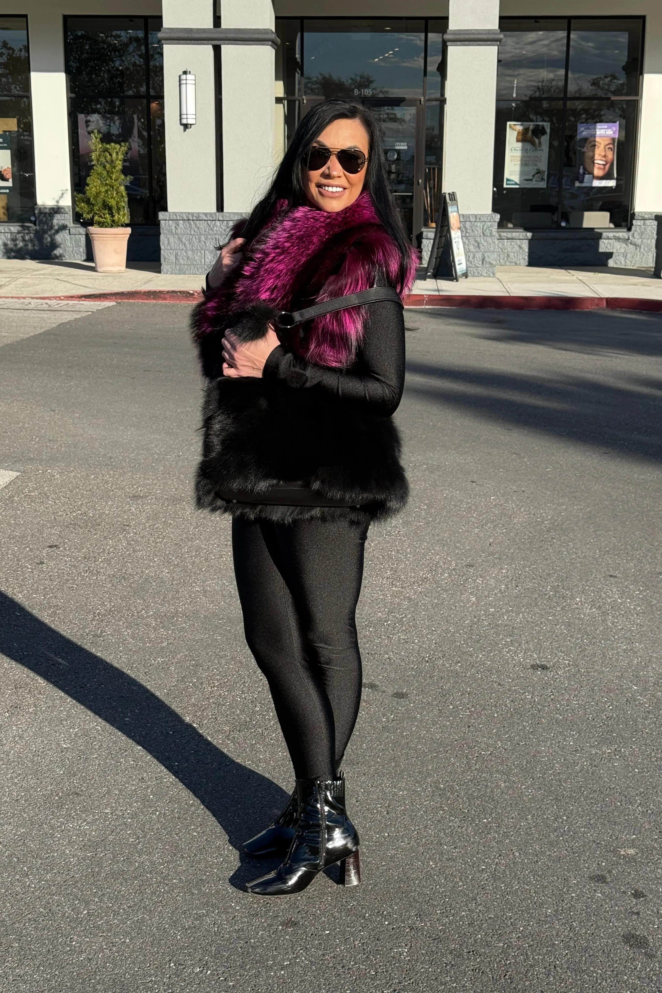 Oversized Fox Collar with Ruffle Trim – LaBelle Since 1919