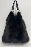 Fox Fur Bucket Bag