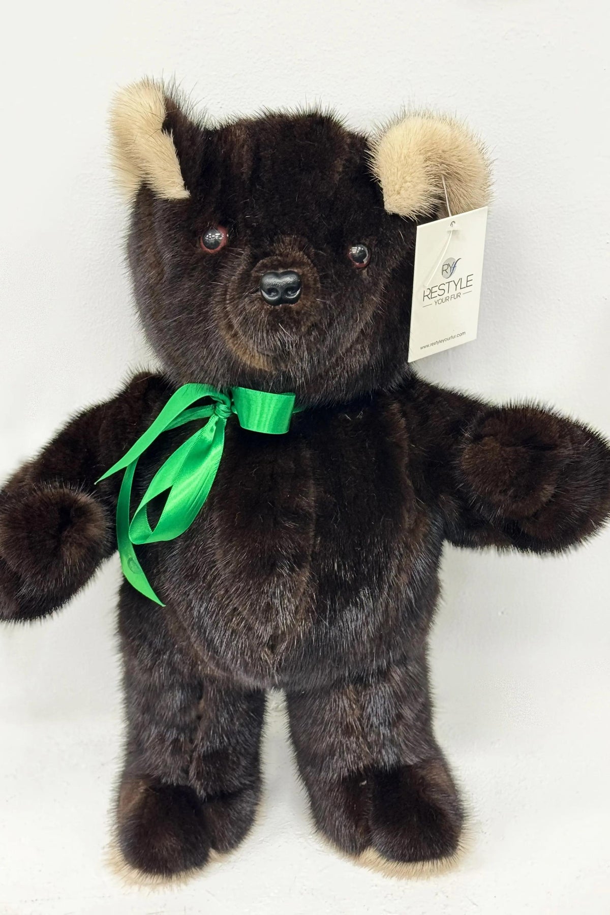 Vintage Ranch Mink 20" Standard Bear with Accents