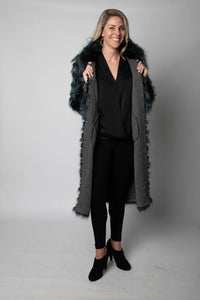 Gorgeous Fox/Rex Long Layered Coat