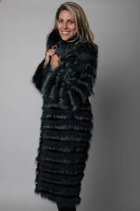 Gorgeous Fox/Rex Long Layered Coat