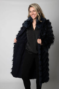 Gorgeous Fox/Rex Long Layered Coat