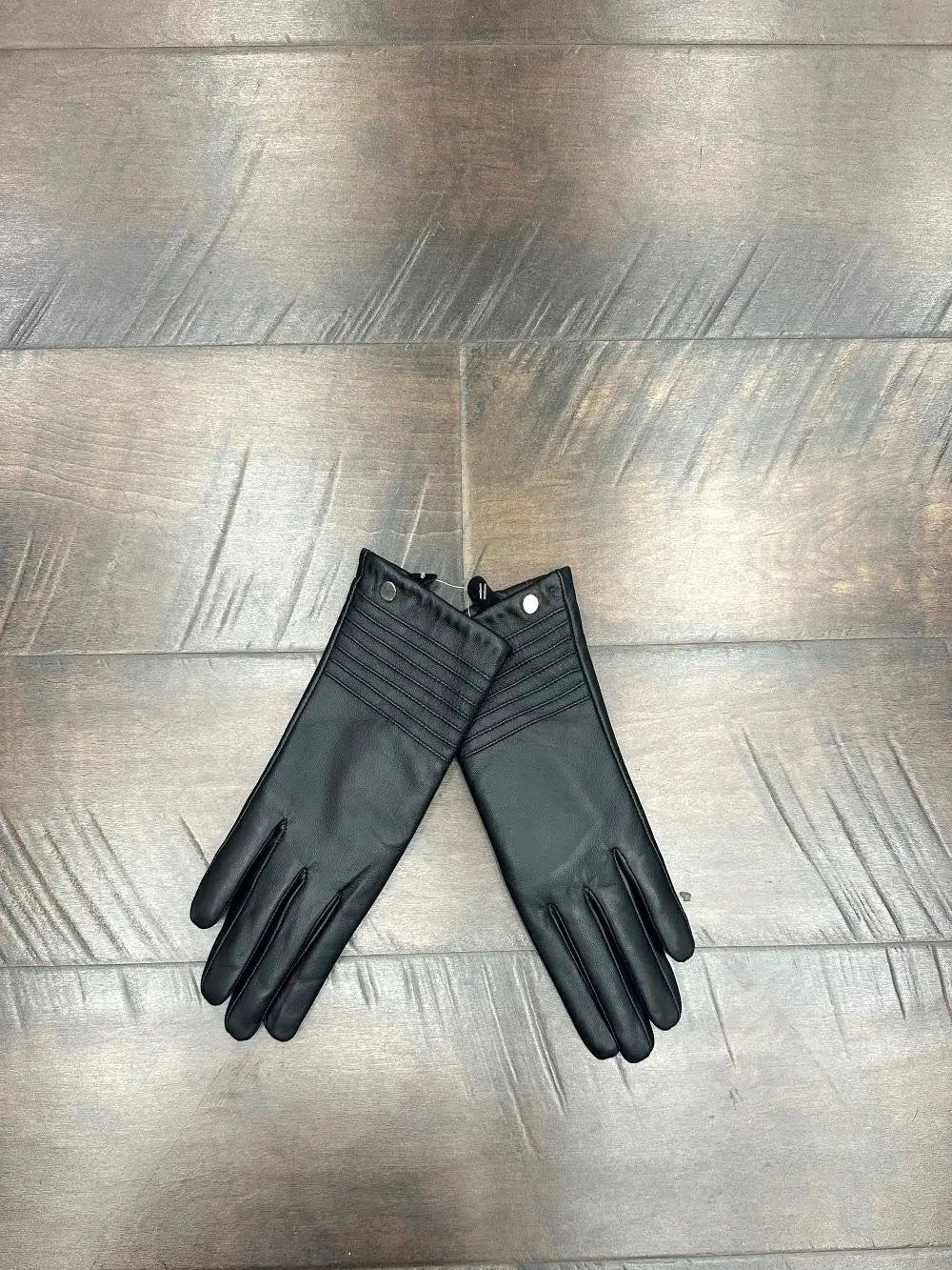 LaBelle Since 1919 Leather Gloves w/ Ribbed Top