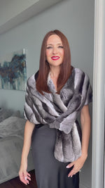 New Classic Chinchilla Fur Stole